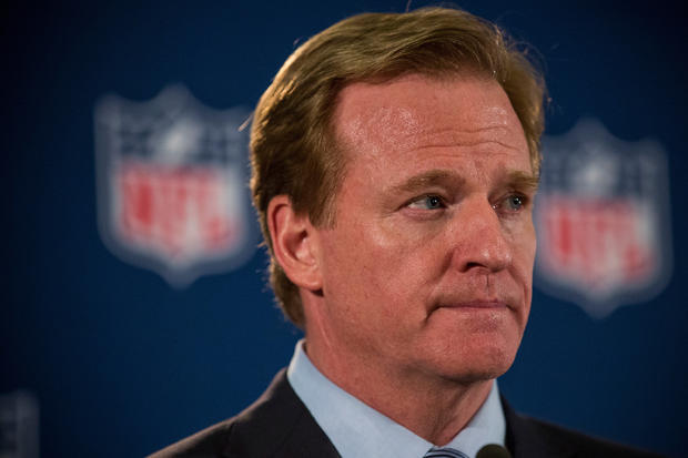 NFL Commissioner Roger Goodell Holds News Conference After Meeting With Team Owners 