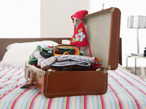 suitcase packing luggage 