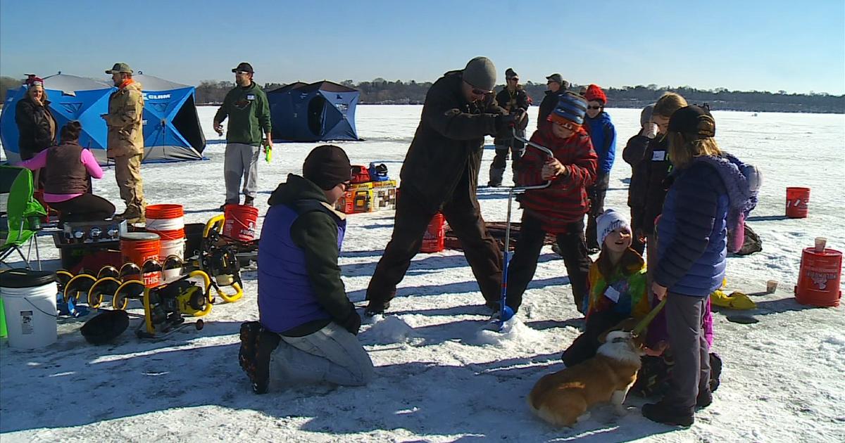 Kids Learn Ice Fishing On Lake Harriet - CBS Minnesota
