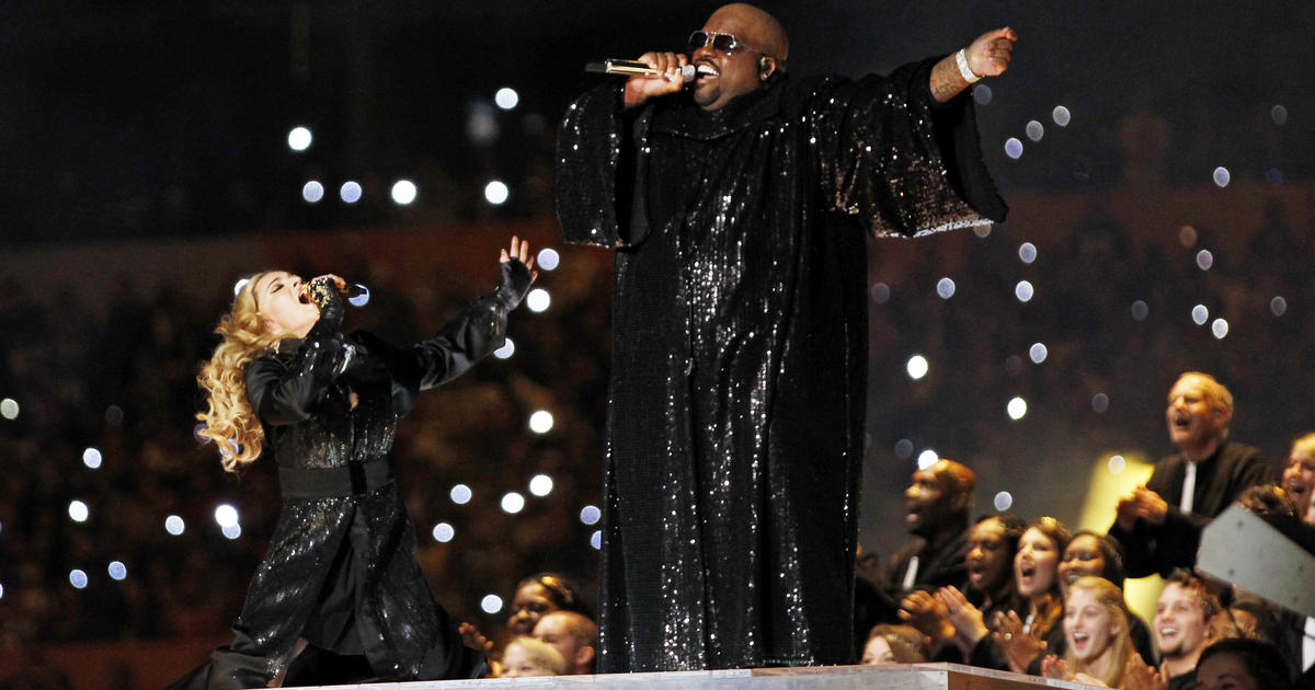 Janet Jackson is exposed during her half time performance with Justin  Timberlake at Super Bowl XXXVIII. The New England Patriots face the  Carolina Panthers at Reliant Stadium in Houston, Texas on February