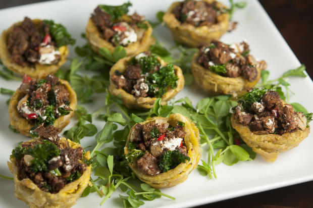 Spicy Plantain Cups - Super Bowl - Crystal Grobe 