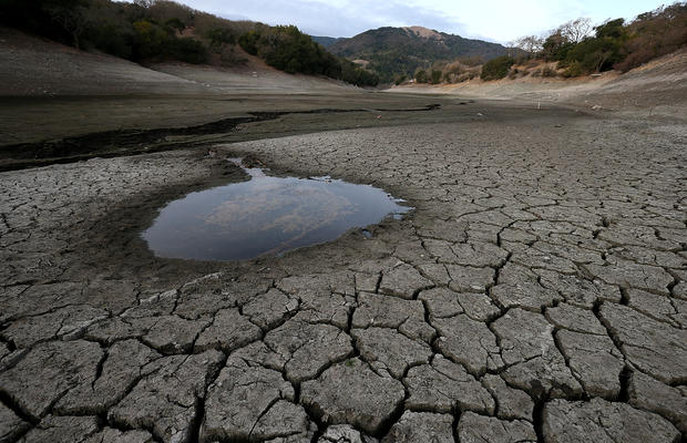 California Drought Dries Up Bay Area Reservoirs 