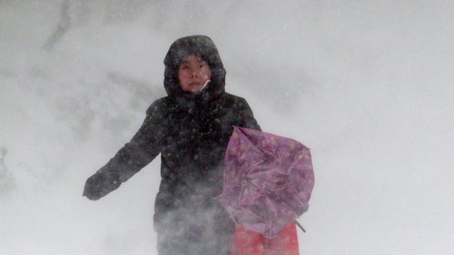 New England in winter's icy grip 