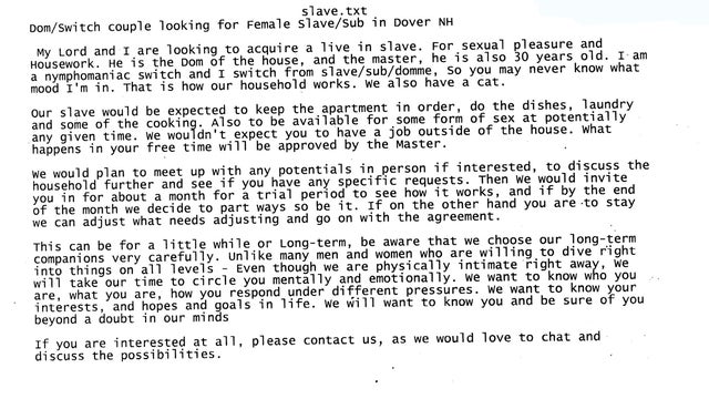 Kat McDonough and Seth Mazzaglia's sexual solicitation and personal letters 