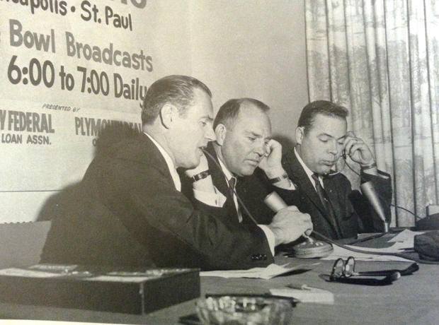 Dick (far right) with Randy Merriman and Guest Rose Bowl 1961 