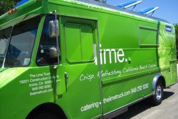 the lime truck 