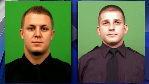 NYPD Officers Andrew Marino, Kristopher Charubin 