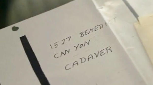 The "cadaver" letter 