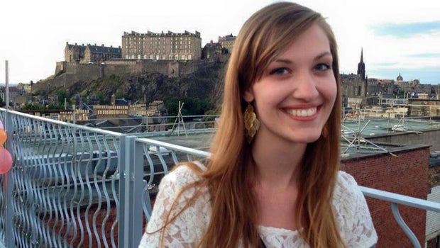 Emily Selke, a recent graduate of Drexel University in Philadelphia, is seen in a photo posted to the Facebook page of her sorority at Drexel, Gamma Sigma Sigma. 