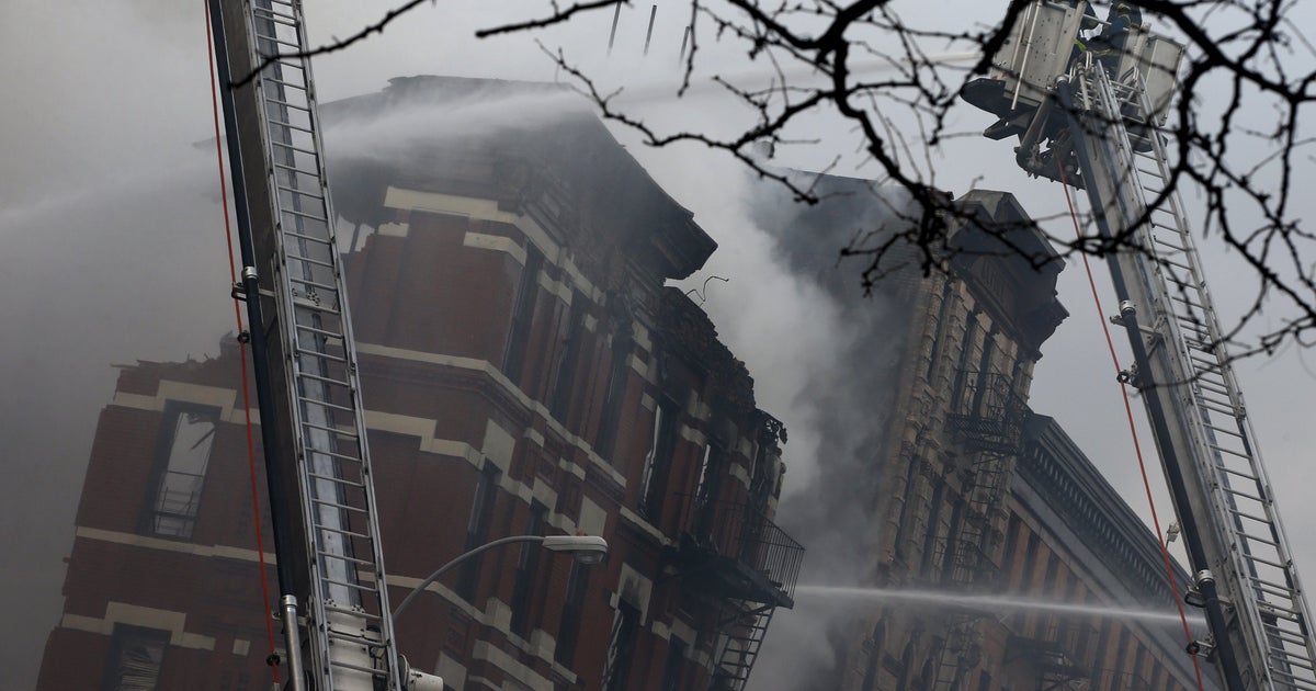 NYC building blast caught in dramatic video - CBS News