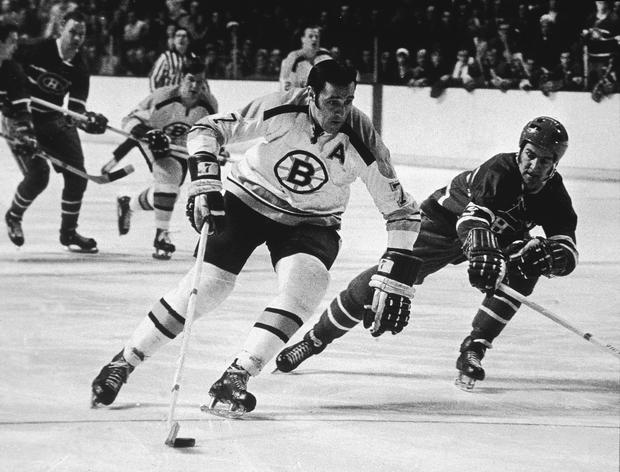 Phil Esposito With The Puck 