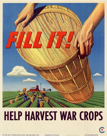 Propaganda art for WWII Victory Gardens