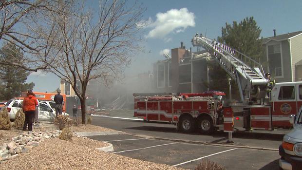 Apartment Fire In Littleton On April 3, 2015 