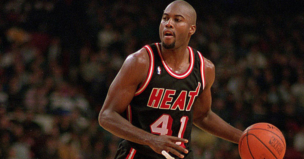 Glen Rice Miami Heat Black Throwback Basketball Jersey