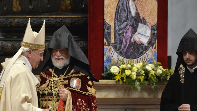 pope francis ​Aram I 