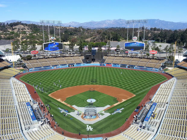 dodger stadium Los Angeles Dodgers - Game Three 