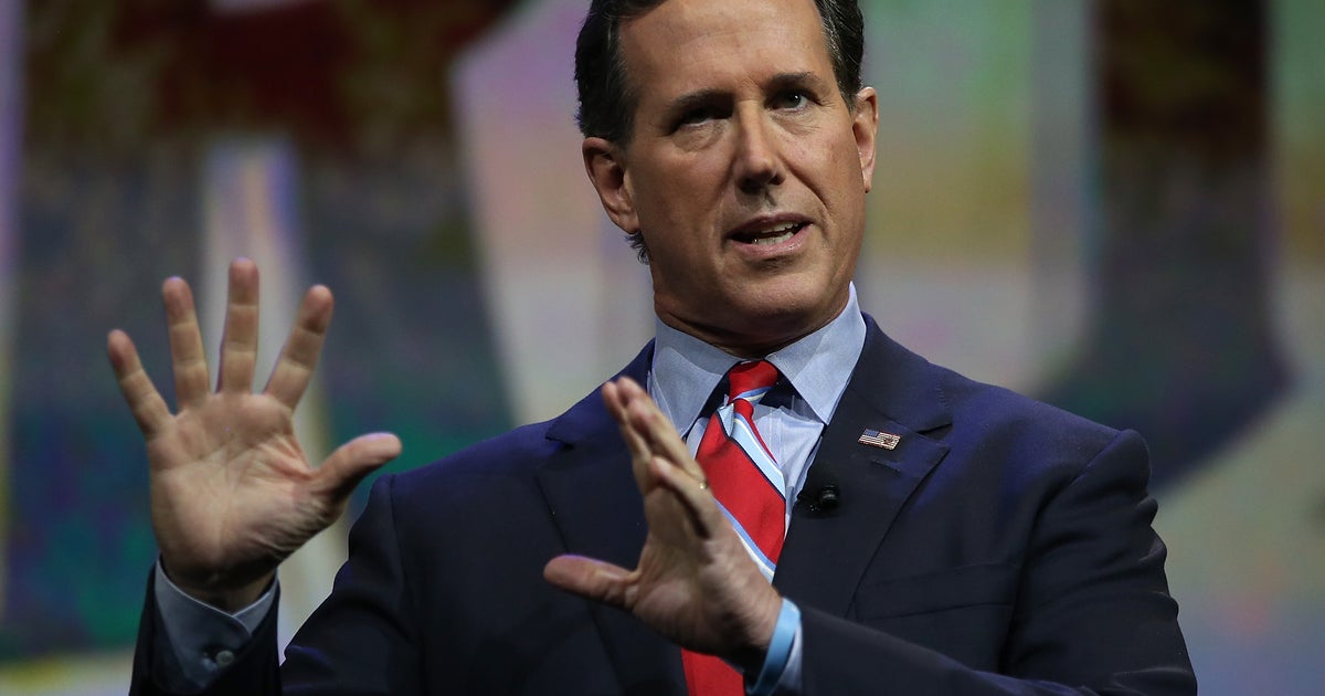 Rick Santorum clarifies comments on Bruce Jenner's identity CBS News