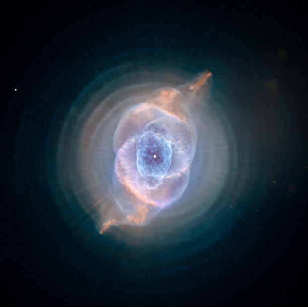 The Cat's Eye Nebula: Dying Star Creates Fantasy-like Sculpture of Gas and Dust 