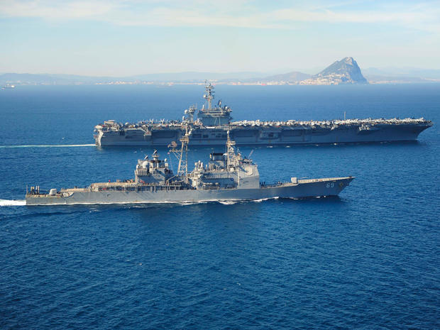 USS Vicksburg USS Theodore Roosevelt 