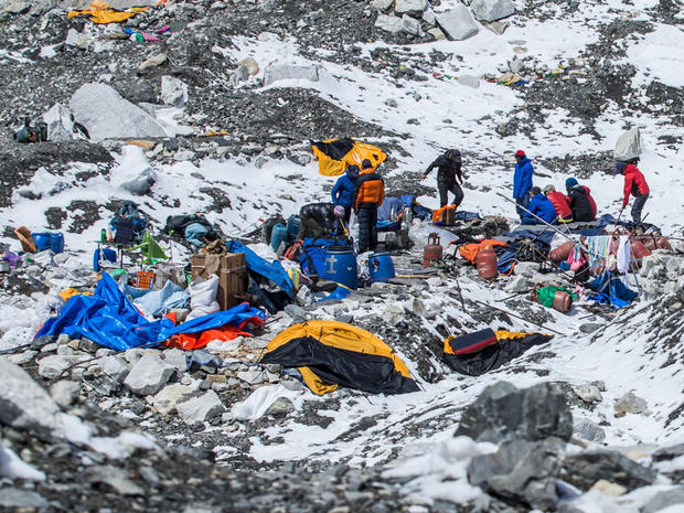 Mount Everest south base camp 