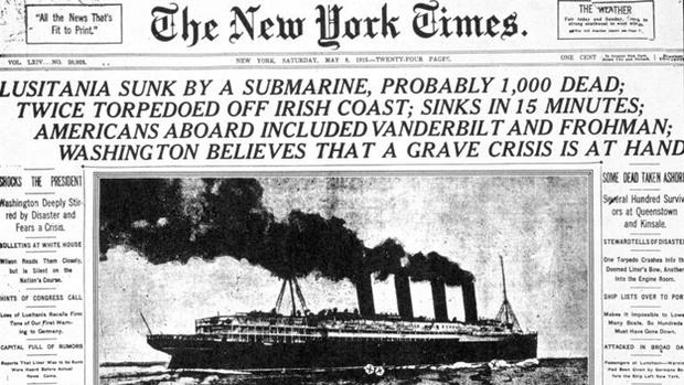Lusitania New York Times 
