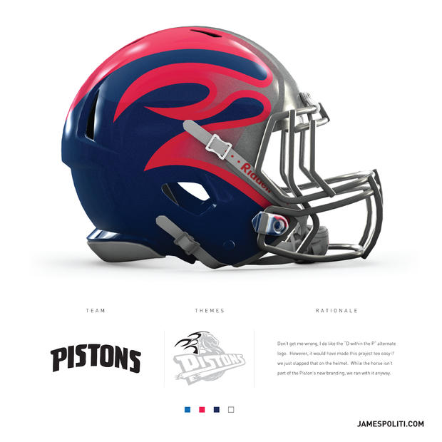 Pistons Helmet 