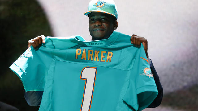 parker dolphins jersey