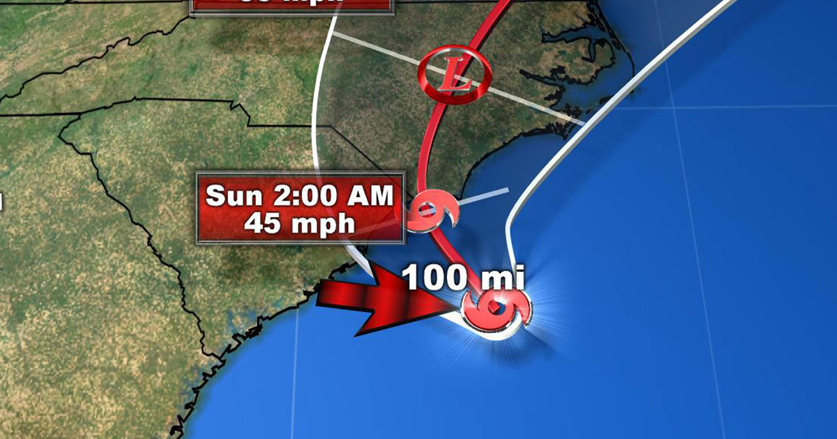 Tropical Storm Ana makes landfall in South Carolina CBS News