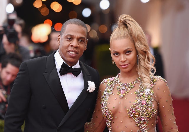 Jay Z and Beyonce attend the "China: Through The Looking Glass" Costume Institute Benefit Gala at the Metropolitan Museum of Art on May 4, 2015, in New York City. 