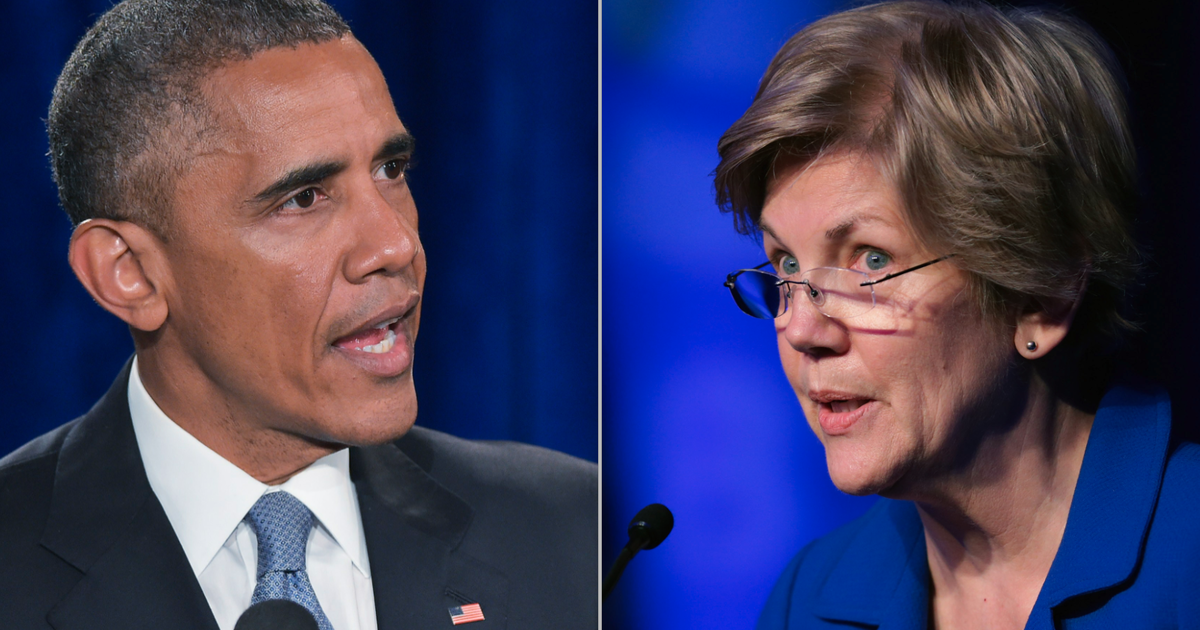 Was Obama S Criticism Of Elizabeth Warren On Trade Sexist Cbs News
