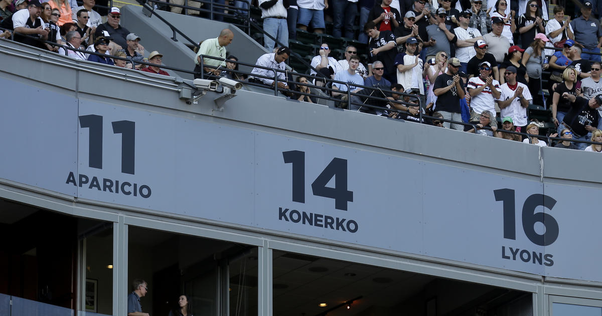 White Sox Retire Paul Konerko's No. 14 - CBS Chicago