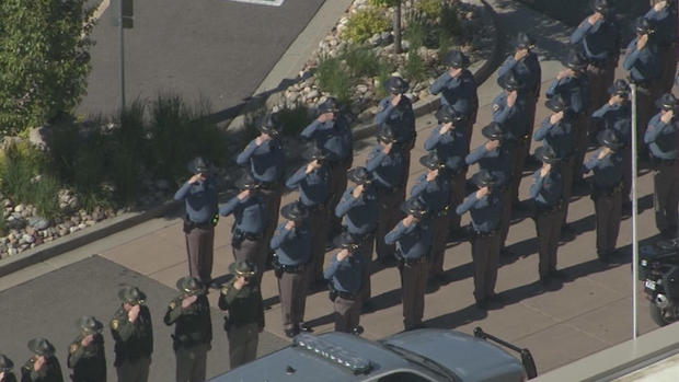 Trooper Cadet Taylor Thyfault Procession 