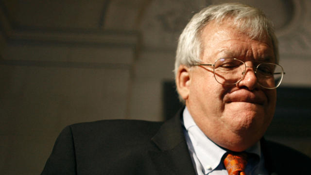U.S. Speaker of the House Dennis Hastert, R-Illinois, leaves the House Republican Conference leadership elections alone on Capitol Hill Nov. 17, 2006, in Washington. 