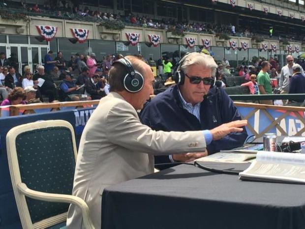 Mike Francesa with Jerry Bailey 