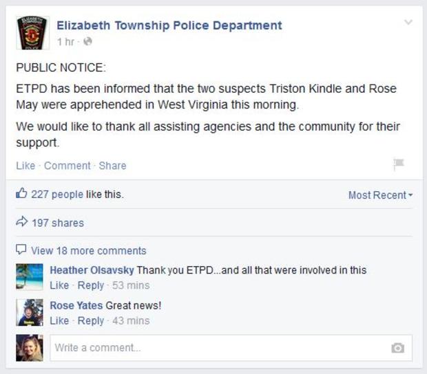 elizabeth police 