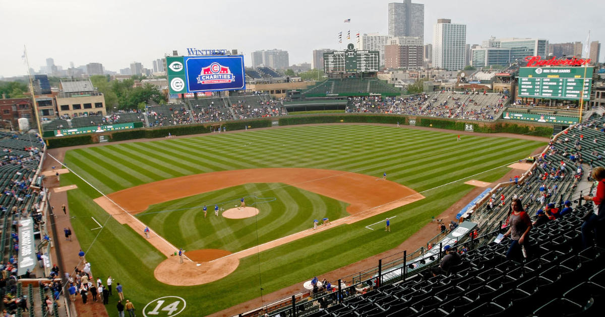 Wrigley Field's bleachers are completely gone