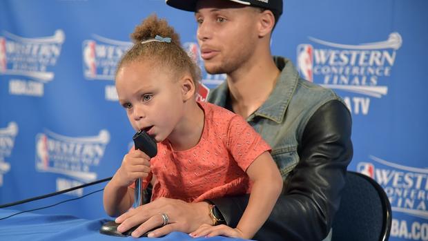 Riley Curry &amp; Steph Curry 