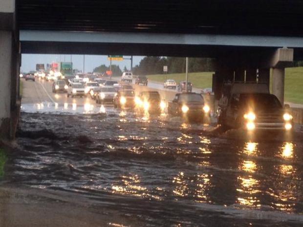 flooding - southfield freeway 