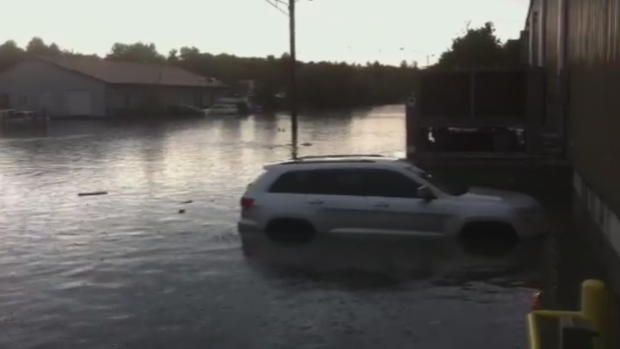 South Platte flooded cars 