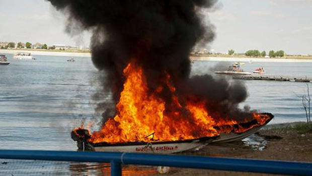 Boat Fire Loveland Fire Rescue Authority's Facebook) 