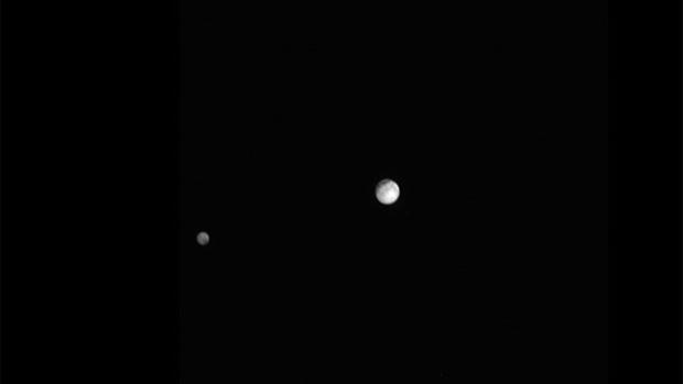 Pluto and its moons 