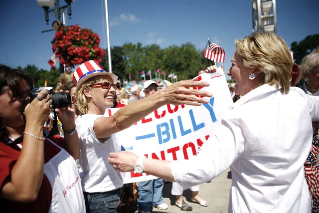 Election 2016: Campaign run-ins on the July 4th parade route 
