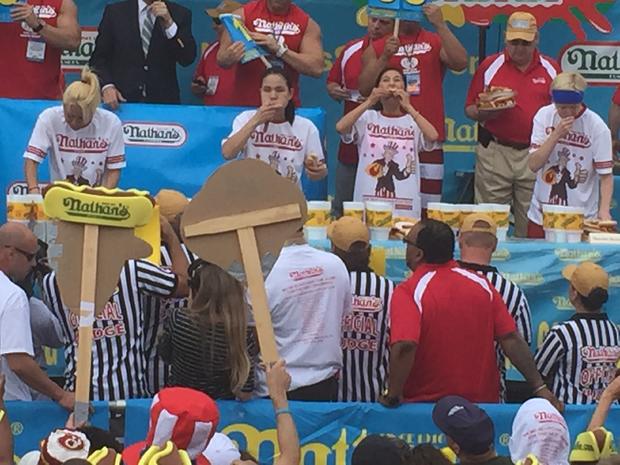 Nathan's Hot Dog Eating Contest 2015 
