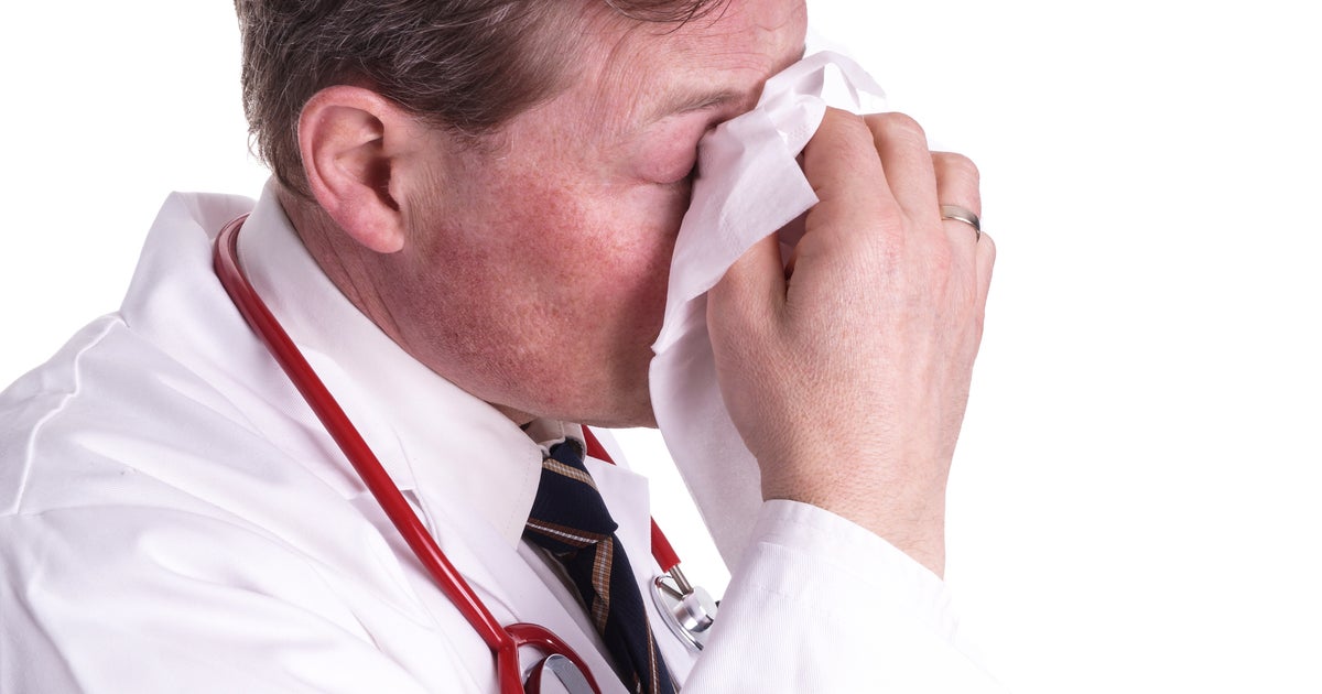 Doctors often work while sick, putting patients at risk - CBS News