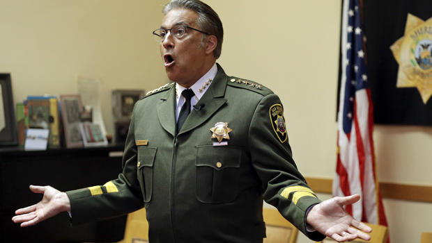 San Francisco Sheriff Ross Mirkarimi gestures during an interview July 6, 2015, in San Francisco. 