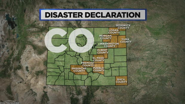 Disaster Declaration Map 