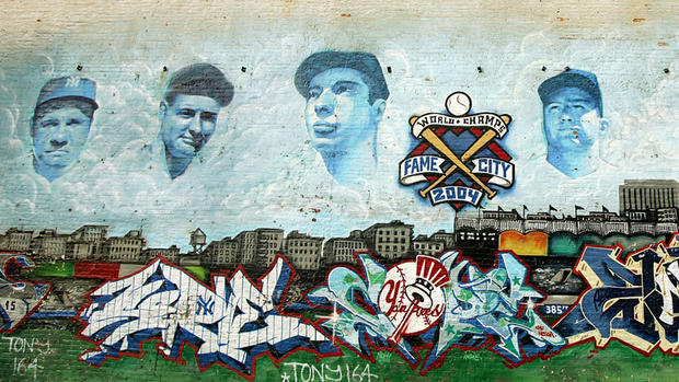 Yankees-mural-ruth,-gehrig,-mantle,-dimaggio 