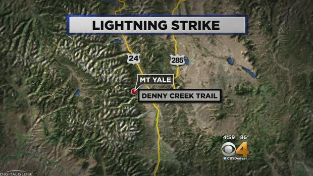 mount yale lightning strike chaffee county 