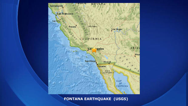 Earthquake in Fontana 