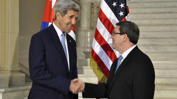 U.S. and Cuba reopen embassies 